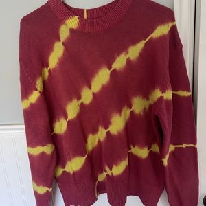 tie dye sweater